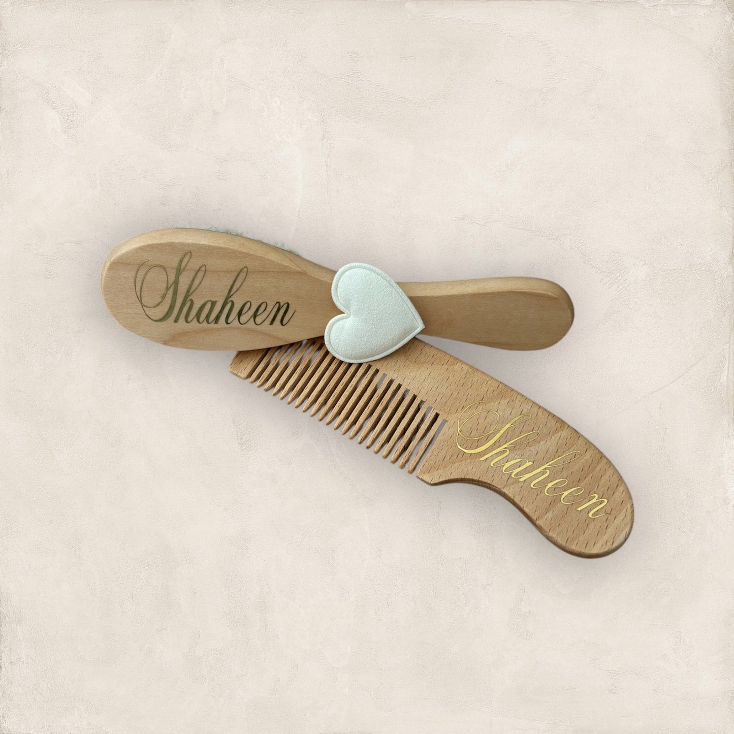 Brosse et peigne personnalisés